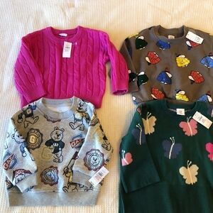 Gap sweaters sizes 12-18 & 24 mo.